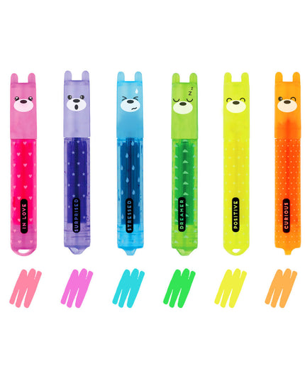 Set mini highlighters - Teddy's Mood - CuteStuff.nl