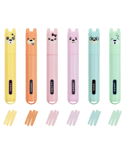 Set mini highlighters - Teddy's Style - CuteStuff.nl