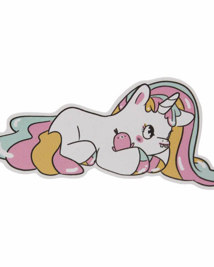Sleepy Miss Magic the unicorn sticker - Frilly Pops - CuteStuff.nl