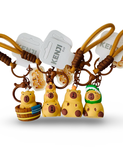 Sleutelhanger Capybara diverse - Kenji - CuteStuff.nl