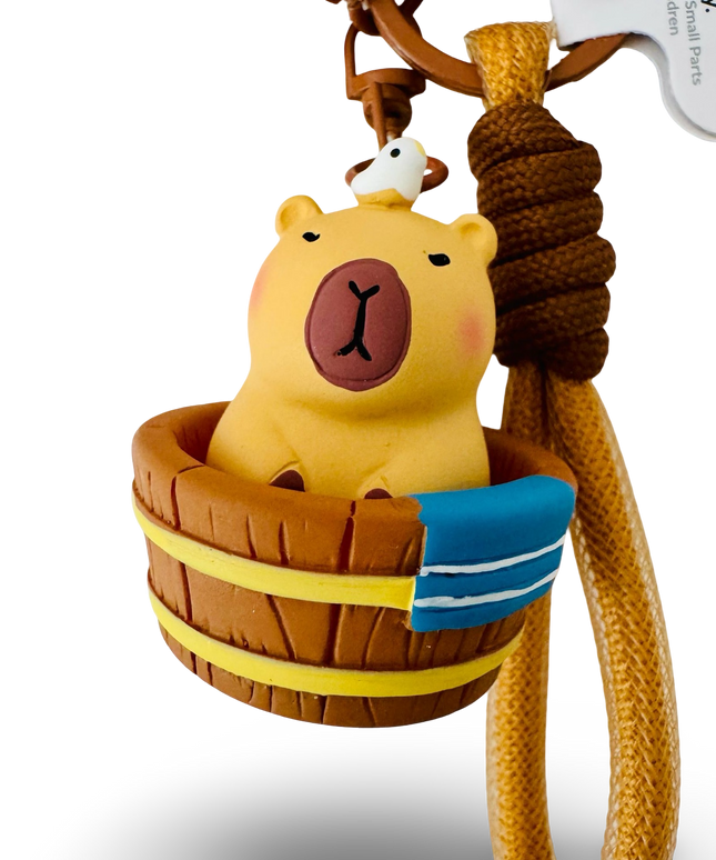 Sleutelhanger Capybara diverse - Kenji - CuteStuff.nl