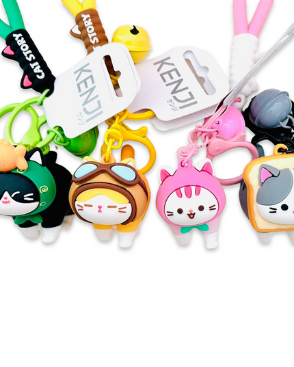 Sleutelhanger Cat Story - Kenji - CuteStuff.nl