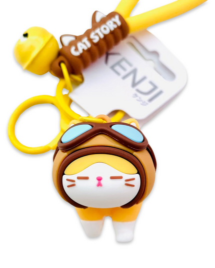Sleutelhanger Cat Story - Kenji - CuteStuff.nl