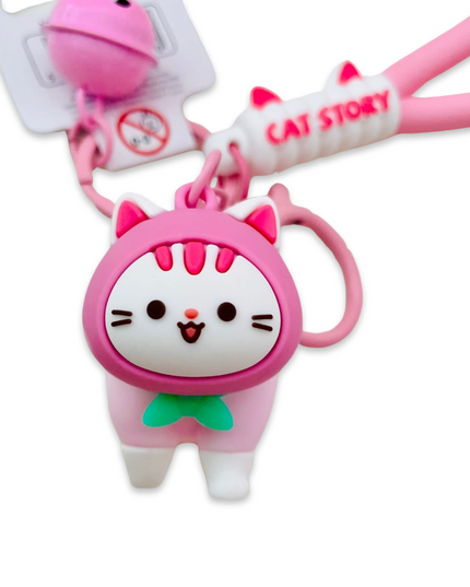 Sleutelhanger Cat Story - Kenji - CuteStuff.nl