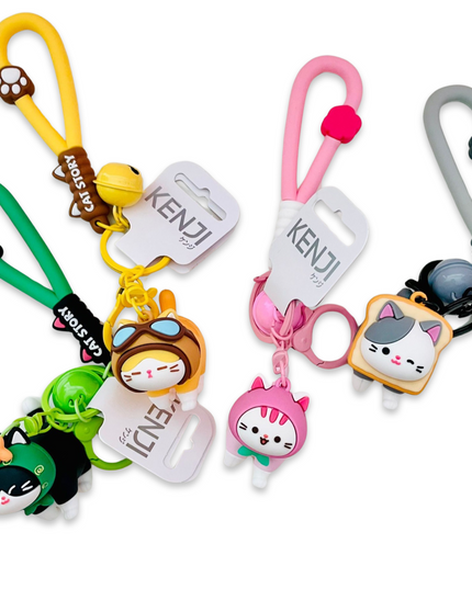 Sleutelhanger Cat Story - Kenji - CuteStuff.nl