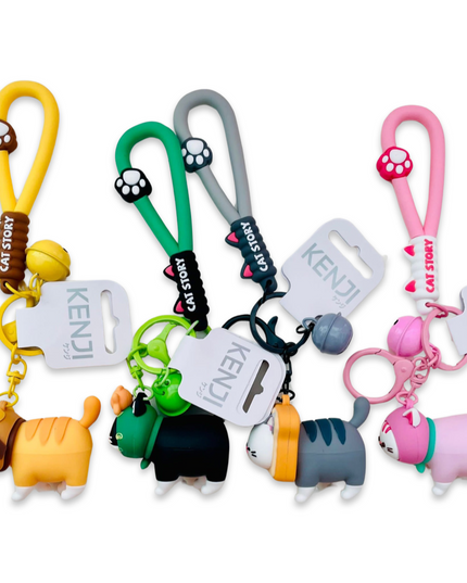 Sleutelhanger Cat Story - Kenji - CuteStuff.nl