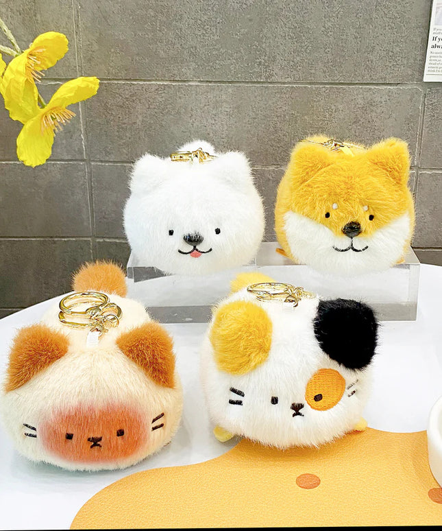 Sleutelhanger Fluffy Cats and Dogs - Kenji - CuteStuff.nl