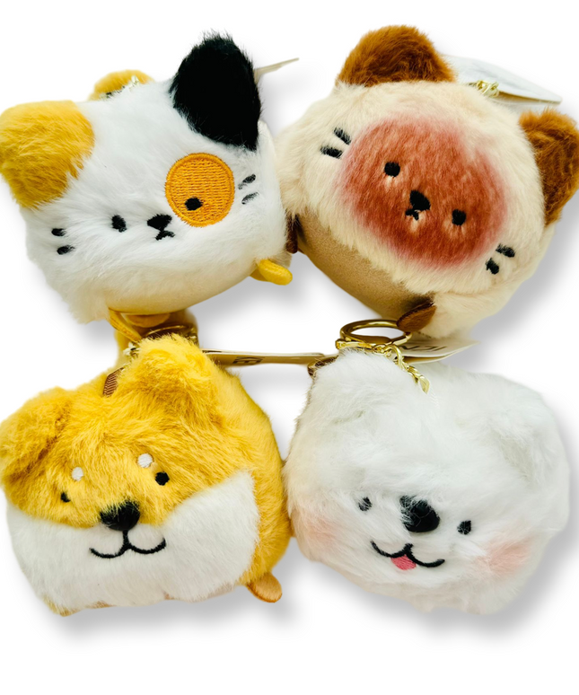 Sleutelhanger Fluffy Cats and Dogs - Kenji - CuteStuff.nl