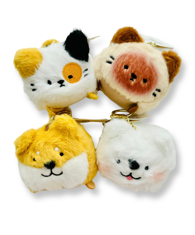 Sleutelhanger Fluffy Cats and Dogs - Kenji - CuteStuff.nl
