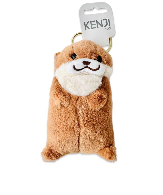 Sleutelhanger Fluffy Otter diverse - Kenji - CuteStuff.nl