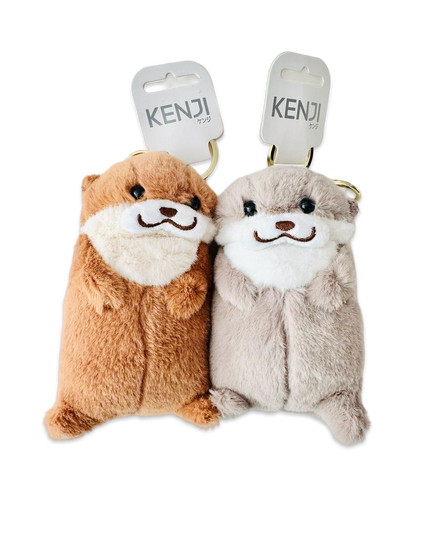 Sleutelhanger Fluffy Otter diverse - Kenji - CuteStuff.nl