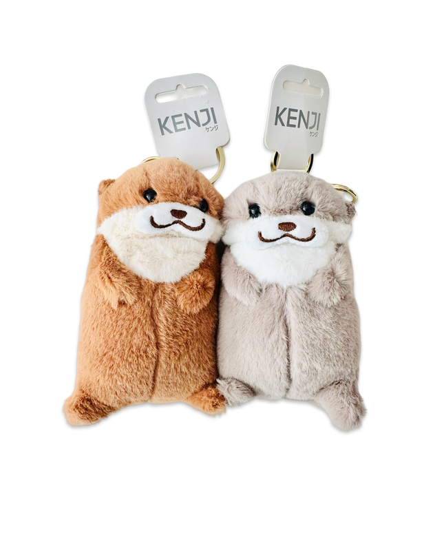 Sleutelhanger Fluffy Otter diverse - Kenji - CuteStuff.nl