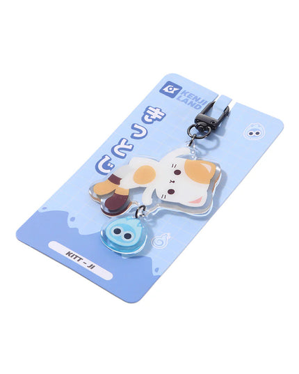 Sleutelhanger acryl KLAND KITT - JI - Kenji - CuteStuff.nl