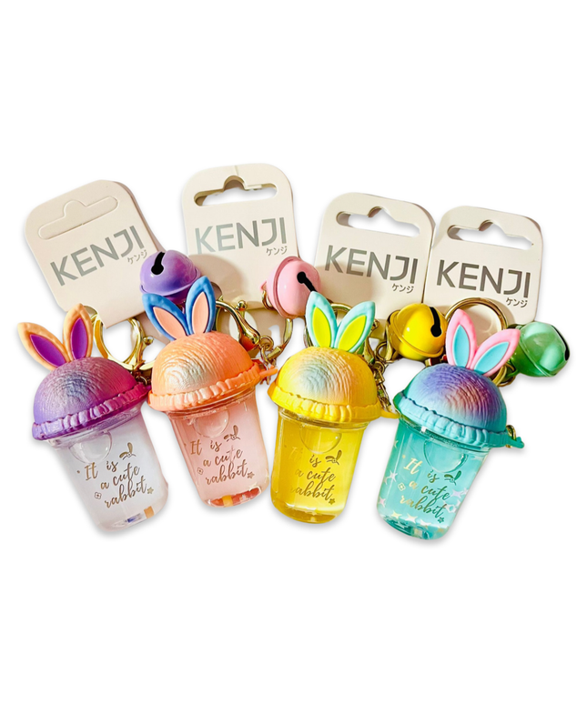 Sleutelhanger bubble tea Bunny - Kenji - CuteStuff.nl