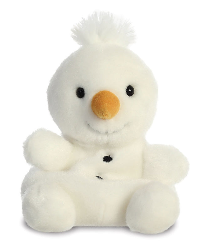 Sneeuwpop knuffeltje 13 cm - Palm Pals - CuteStuff.nl
