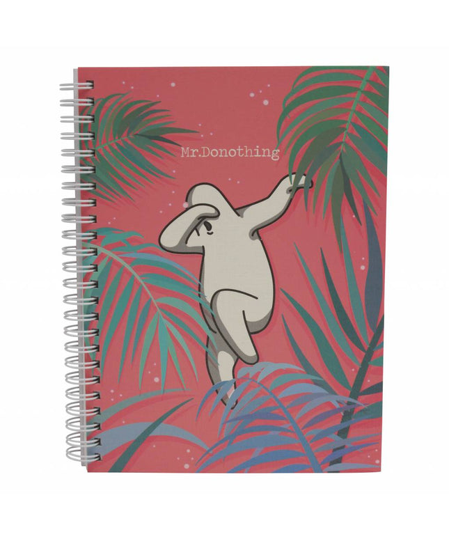 Spring notebook Red - Mr.Donothing - CuteStuff.nl