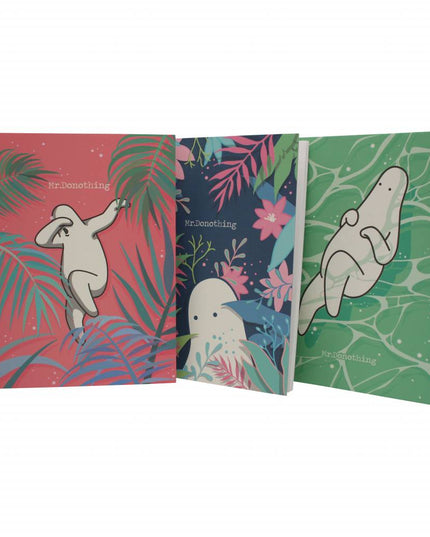 Spring notebook Red - Mr.Donothing - CuteStuff.nl