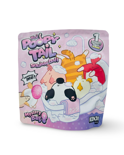 Squishy ball mystery bag Poopy Tail - Kenji - CuteStuff.nl