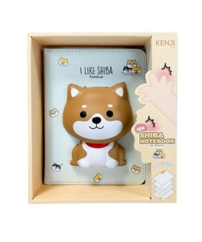 Squishy notebook A5 Shiba - Kenji - CuteStuff.nl