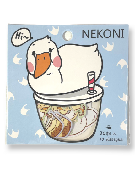 Stickers Gans Stickerzakje - Nekoni - CuteStuff.nl