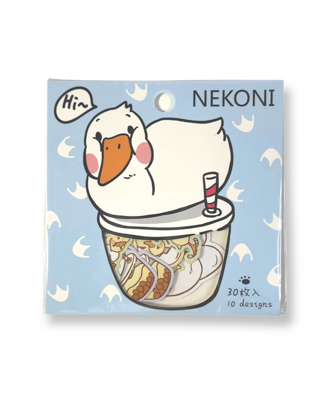 Stickers Gans Stickerzakje - Nekoni - CuteStuff.nl