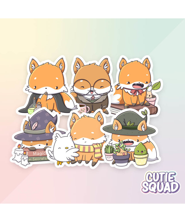 Stickerset Magic Foxes - CutieSquad - CuteStuff.nl