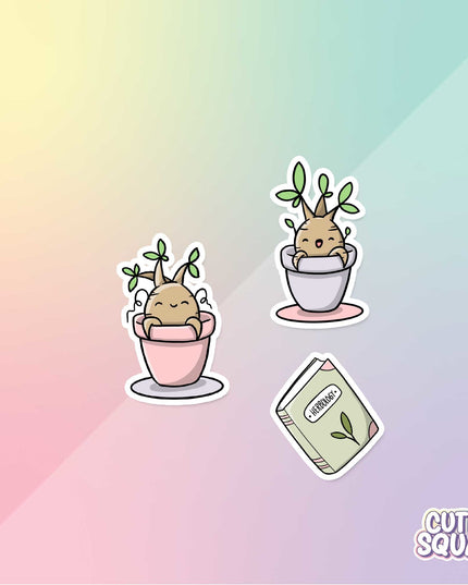 Stickerset Mushroom Forest - CutieSquad - CuteStuff.nl