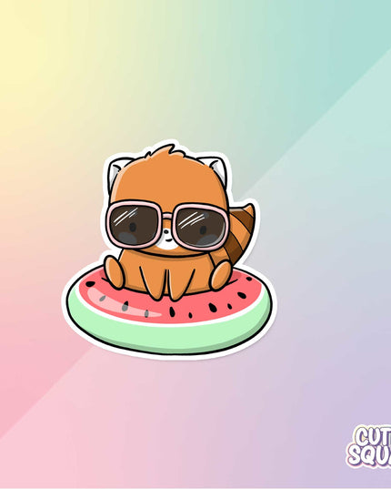 Stickerset Poolfloat Red Pandas - CutieSquad - CuteStuff.nl