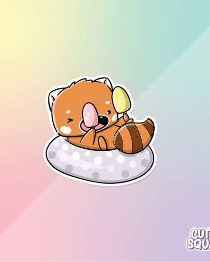 Stickerset Poolfloat Red Pandas - CutieSquad - CuteStuff.nl