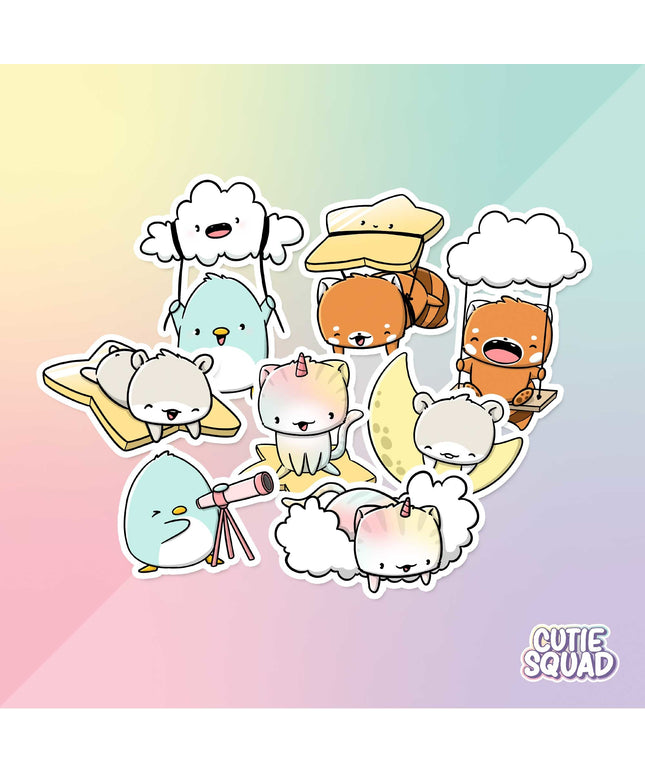 Stickerset Starry Night - CutieSquad - CuteStuff.nl