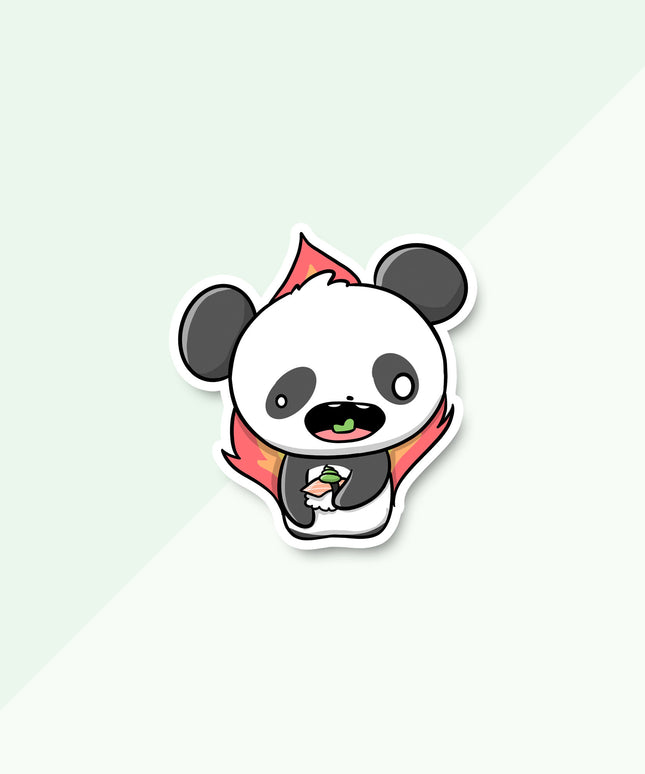 Stickerset Sushi Pandas (LIMITED!) - CutieSquad - CuteStuff.nl