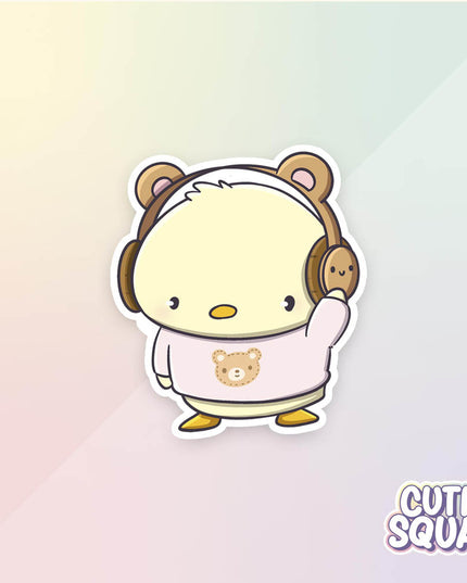 Stickerset Teddy Ducks - CutieSquad - CuteStuff.nl