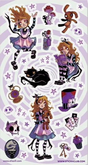 Stickervel Alice in Stickerland - Stickii - CuteStuff.nl