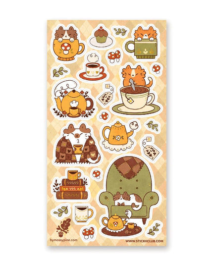 Stickervel Cozy Cats - Stickii - CuteStuff.nl