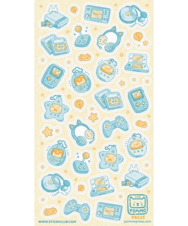 Stickervel Cute Consoles - Stickii - CuteStuff.nl