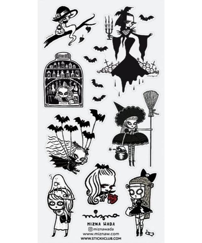 Stickervel Gals & Ghouls - Stickii - CuteStuff.nl