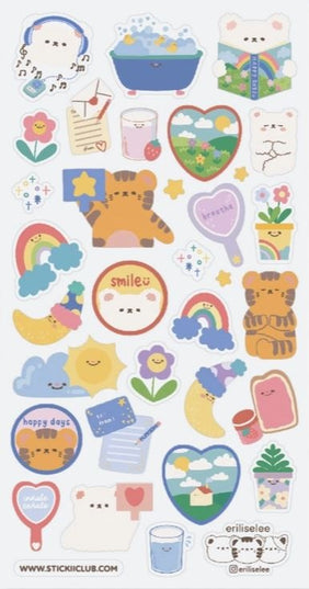 Stickervel Happy Days - Stickii - CuteStuff.nl