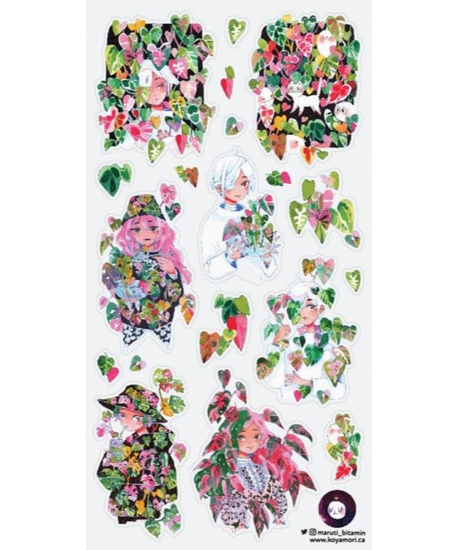 Stickervel One with Nature - Stickii - CuteStuff.nl