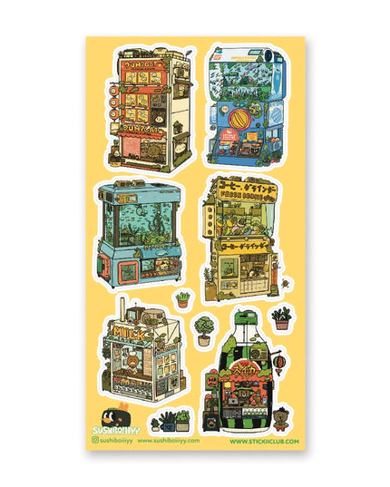 Stickervel Superb Shops - Stickii - CuteStuff.nl