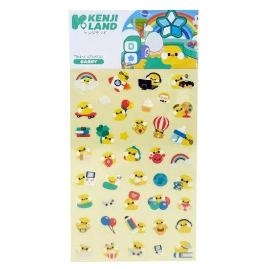 Stickervel Tiny-K Gabby - Kenji - CuteStuff.nl