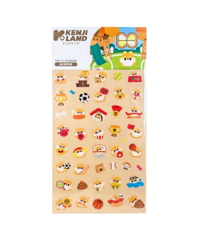 Stickervel Tiny-K Jasper - Kenji - CuteStuff.nl