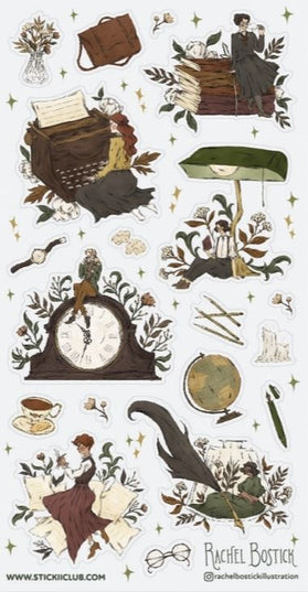 Stickervel Writing Whimsy - Stickii - CuteStuff.nl