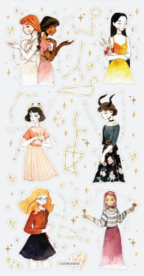 Stickervel Zodiac Dreamers 2 - Stickii - CuteStuff.nl