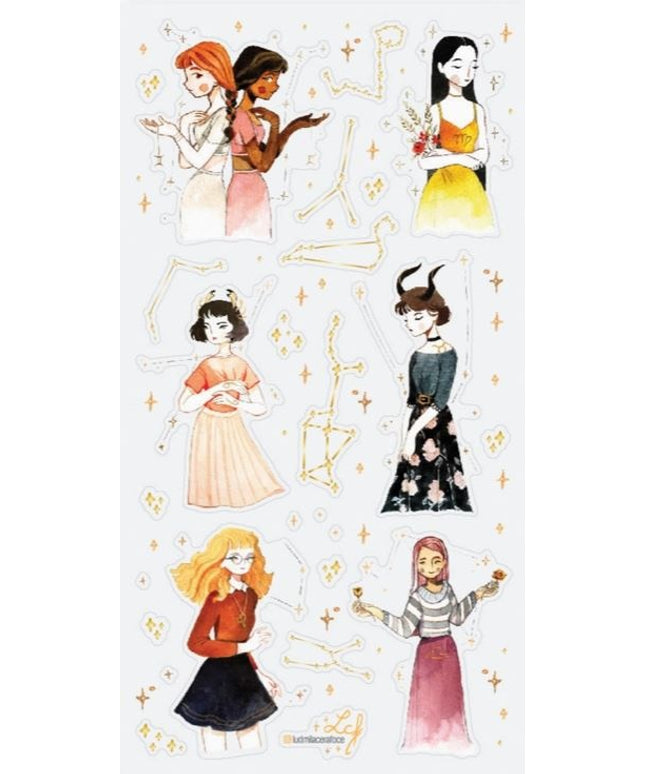 Stickervel Zodiac Dreamers 2 - Stickii - CuteStuff.nl