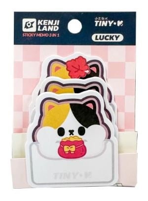 Sticky Memo Lucky the cat - Kenji - CuteStuff.nl