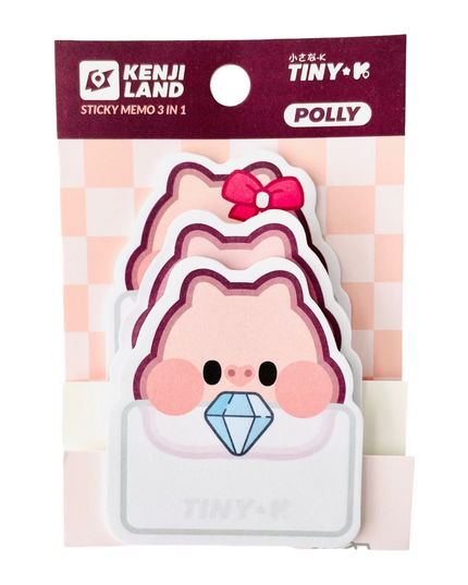 Sticky Memo Polly the Pig- Kenji - CuteStuff.nl