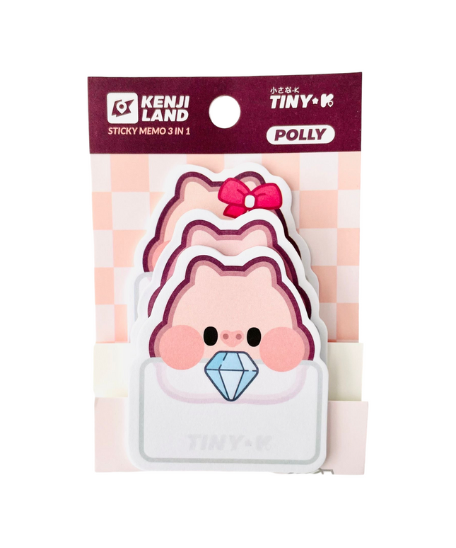 Sticky Memo Polly the Pig- Kenji - CuteStuff.nl