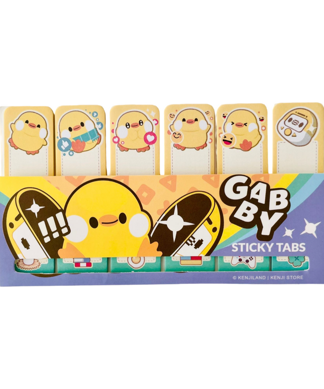 Sticky Mini Tabs Gabby the duck - Kenji - CuteStuff.nl