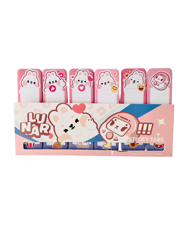 Sticky Mini Tabs Lunar the bunny - Kenji - CuteStuff.nl