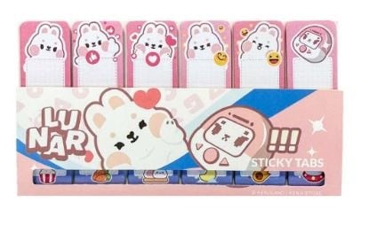 Sticky Mini Tabs Lunar the bunny - Kenji - CuteStuff.nl